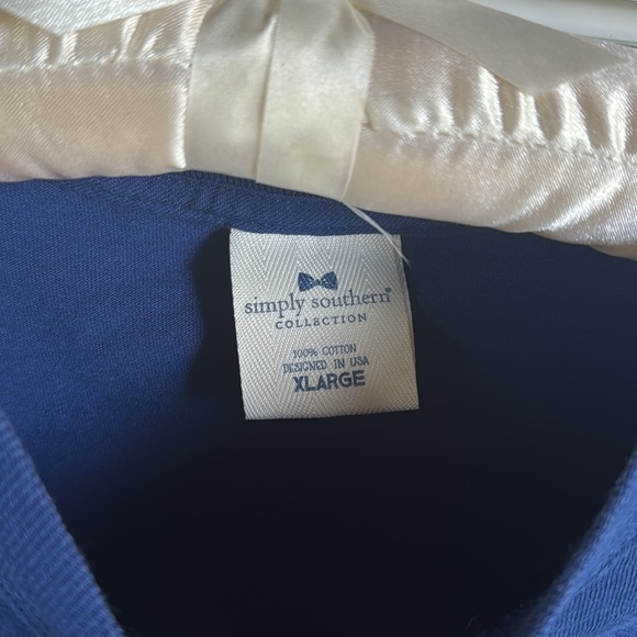 Simply Southern Golden Retriever Navy Long Sleeve Tee - Picture 5 of 5